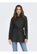 Women Jacket Jacqueline De Young Jdyshelby Belt Raincoat Black