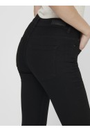 Women Jeans Jacqueline De Young Jdynewnikki Life Reg Skn Blk Black Denim