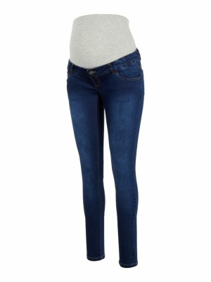 Blugi Dama Mama Licious Mlaugusta Slim Dark Blue Denim