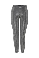 Women Leggings Only Onlmoon Glitter Silver
