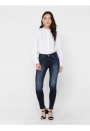 Blugi Dama Only Onlblush Life Med Sk Ank Rw Rea837 Dark Blue Denim