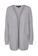 Cardigan Dama Vero Moda Vmdoffy Short Open Light Grey Melange