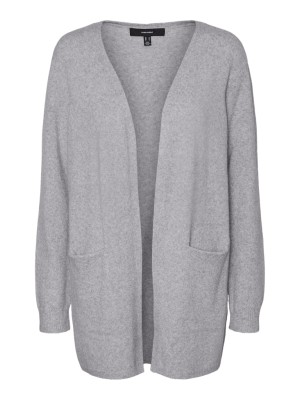 Cardigan Dama Vero Moda Vmdoffy Short Open Light Grey Melange