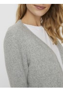 Cardigan Dama Vero Moda Vmdoffy Short Open Light Grey Melange