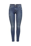 Blugi Dama Only Onlwauw Life Mid Skinny Bj114-3 Medium Blue Denim