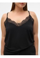 Women Top Vero Moda Curve Vmana Sl Lace Black