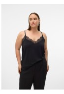 Women Top Vero Moda Curve Vmana Sl Lace Black