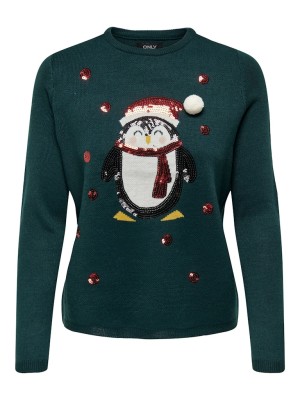 Pulover Dama Onlxmas Pinguin Green Gables