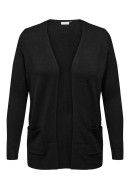 Women Cardigan Only Caresly Open Black