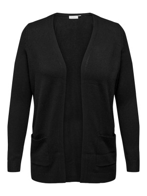 Women Cardigan Only Caresly Open Black