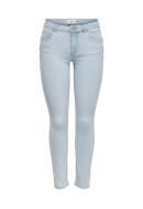 Women Jeans Only Onldaisy Reg Push Up Sk Ank Light Blue Denim