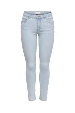 Blugi Dama Only Onldaisy Reg Push Up Sk Ank Light Blue Denim