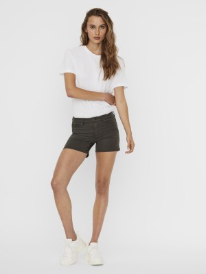 Pantaloni Scurti Dama Vero Moda Vmhot Seven N/W Beluga