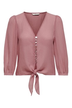 Bluza Dama Only Onlquinn Life Knot Dusty Rose