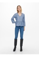 Bluza Dama Jacqueline De Young Jdydicte 7/8 Chambray Medium Blue Denim