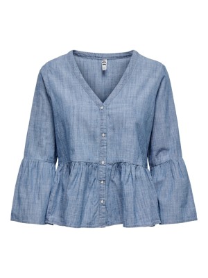 Bluza Dama Jacqueline De Young Jdydicte 7/8 Chambray Medium Blue Denim