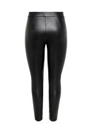 Women Leggings Only Onljessie Faux Leather Black