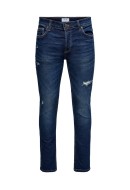 Blugi Barbati Only&Sons Onsloom Life Slim Damag Pk9613 Blue Denim