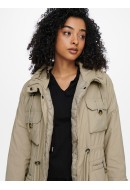 Women Jacket Only Onlsaga Light Parka Crockery