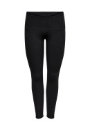 Women Leggings Only Onlrosy Rib Black