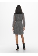 Rochie Only Onlcera 3/4 Short Wvn Black/Cera Ditsy