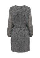 Rochie Only Onlcera 3/4 Short Wvn Black/Cera Ditsy