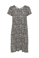 Rochie Only Onlbera Back Lace Upp Black /Eggnog