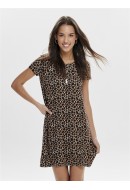 Rochie Only Onlbera Back Lace Upp Black /Eggnog