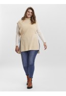 Vesta Dama Vero Moda Curve Vmmyrna Highneck Birch