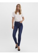 Blugi Dama Vero Moda Vmtanya Mr S Piping Vi3144 Dark Blue Denim