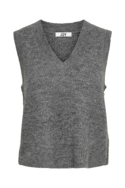 Vesta Dama Jacqueline De Young Jdyelanor Vneck Dark Grey Melange