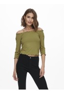Bluza Dama Only Onlnarcma 3/4 Offshoulder Antique Bronze