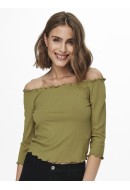 Bluza Dama Only Onlnarcma 3/4 Offshoulder Antique Bronze