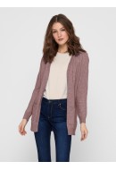 Cardigan Dama Only Onllesly Open Rose Brown