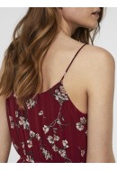 Rochie Vero Moda Vmwoonda Wrap Maxi Tibetan Red/Eliza