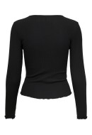 Bluza Dama Only Onlnella O-Neck Rib Black