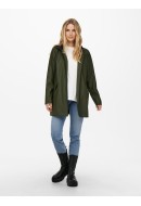 Women Jacket Jacqueline De Young Jdyelisa Raincoat Forest Night