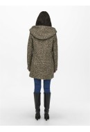 Women Coat Only Onlsedona Boucle Wool Walnut