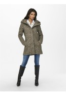 Women Coat Only Onlsedona Boucle Wool Walnut