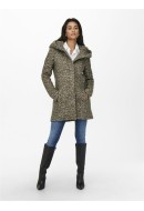 Women Coat Only Onlsedona Boucle Wool Walnut