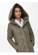 Women Coat Only Onlsedona Boucle Wool Walnut