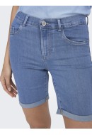 Pantaloni Scurti Dama Only Onlrain Life Mid Long Light Blue Denim