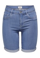 Pantaloni Scurti Dama Only Onlrain Life Mid Long Light Blue Denim