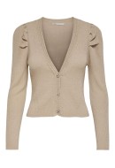 Cardigan Dama Only Onlelva Life Frosted Almond