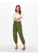 Pantaloni Dama Only Onlsaige Life Hw Pb Cargo Olive Drad