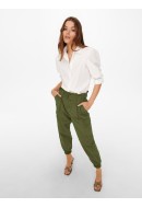 Pantaloni Dama Only Onlsaige Life Hw Pb Cargo Olive Drad