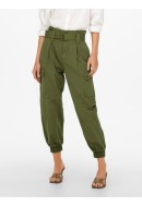 Pantaloni Dama Only Onlsaige Life Hw Pb Cargo Olive Drad