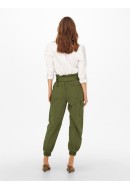 Pantaloni Dama Only Onlsaige Life Hw Pb Cargo Olive Drad