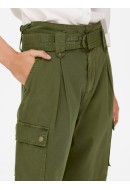 Pantaloni Dama Only Onlsaige Life Hw Pb Cargo Olive Drad
