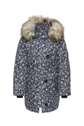 Geaca Parka Fete Only Kids  Koniris Fur Night Sky/Cool Ditzy